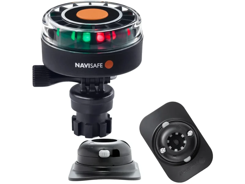 Navisafe Navilight 2NM Tricolor w/Navimount Base & RIB Mount - Black