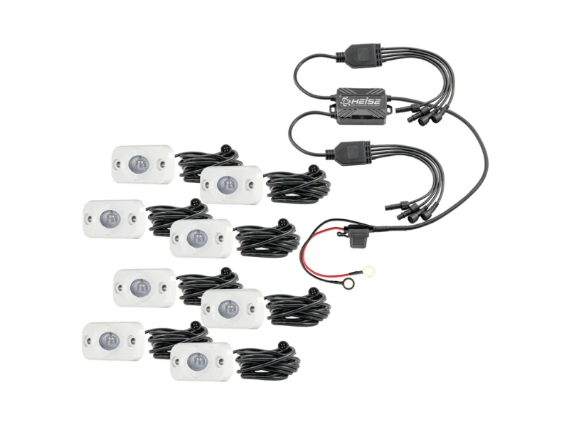 HEISE RGB Accent Light Kit - 8 Pack