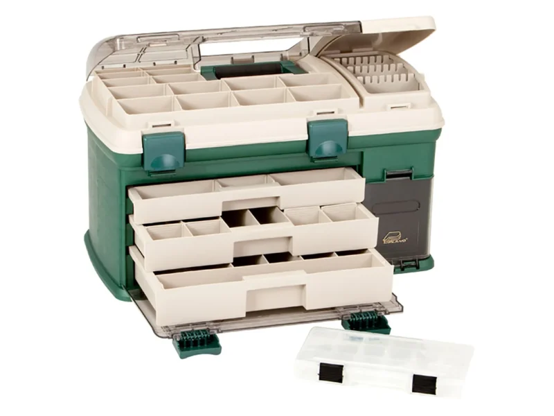 Plano 3-Drawer Tackle Box XL - Green/Beige