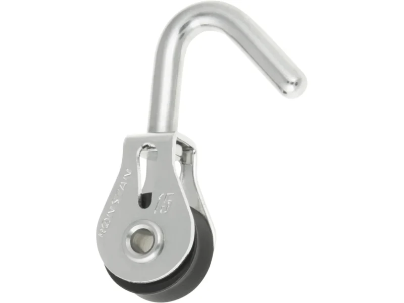 Ronstan Series 15 Ball Bearing Utility Block - Single, Swivel Hook Head