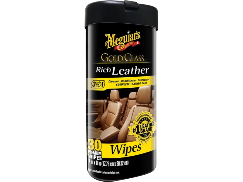 Meguiar's Gold Class™ Rich Leather Cleaner & Conditioner Wipes