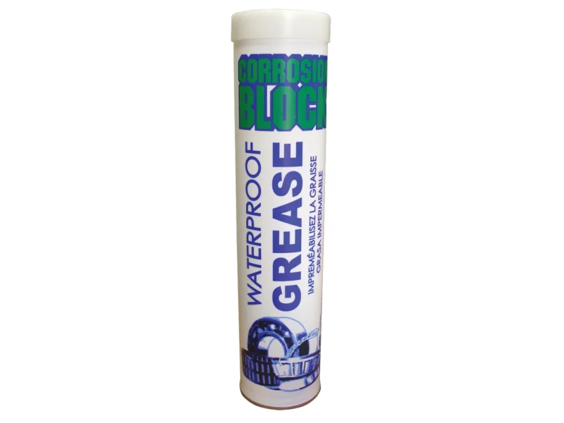 Corrosion Block High Performance Waterproof Grease - 14oz Cartridge - Non-Hazmat, Non-Flammable & Non-Toxic