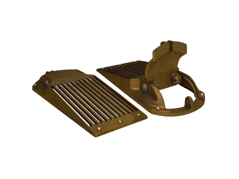 GROCO Bronze Slotted Hull Scoop Strainer w/Access Door f/Up to 2" Thru Hull