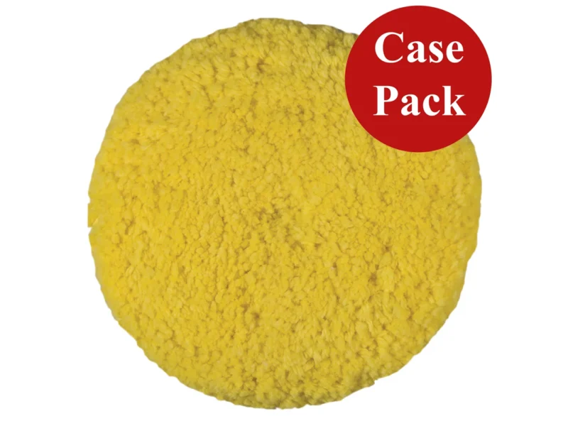 Presta Rotary Blended Wool Buffing Pad - Yellow Medium Cut - *Case of 12*