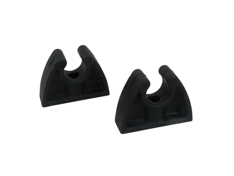 Perko Pole Storage Clips - Black - Pair