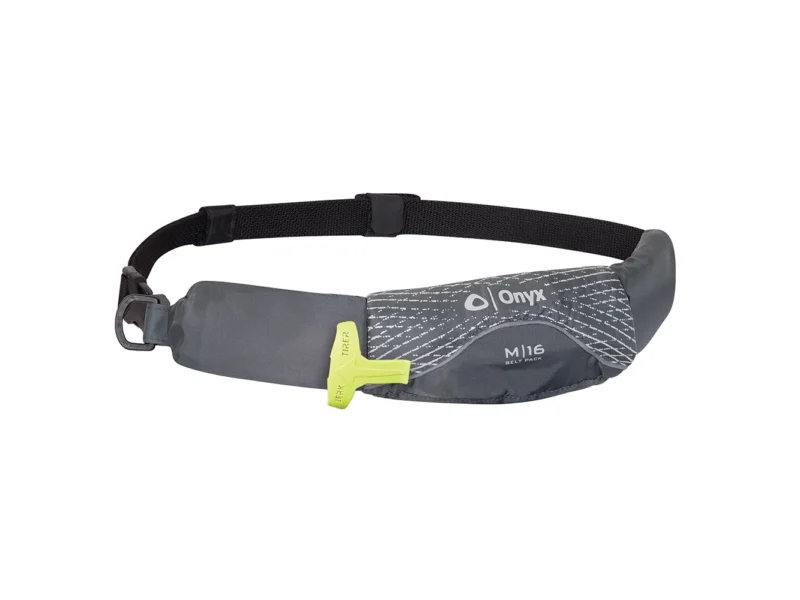 Onyx M-16 Manual Inflatable Belt Pack (PFD) - Grey