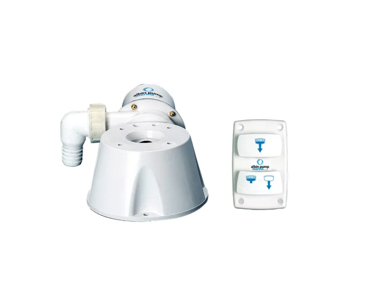 Albin Group Marine Silent Electric Toilet Kit - 12V