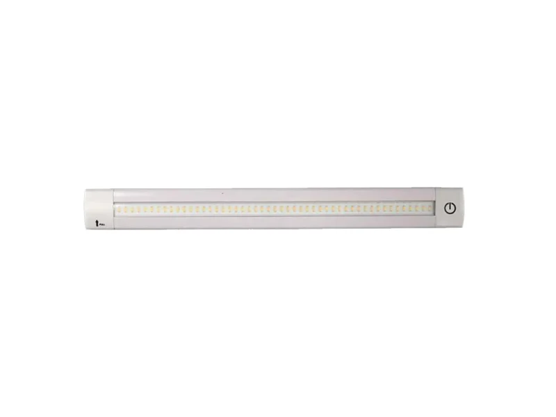 Lunasea Adjustable Linear LED Light w/Built-In Dimmer - 12" Length, 12VDC, Warm White w/ Switch