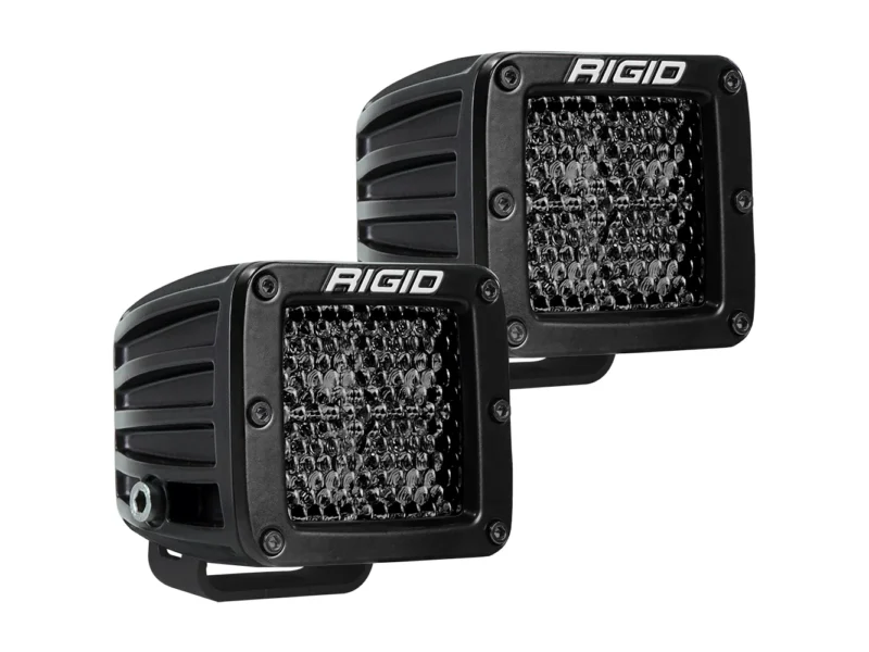 RIGID Industries D-Series Pro Spot Diffused Midnight Surface Mount - Pair