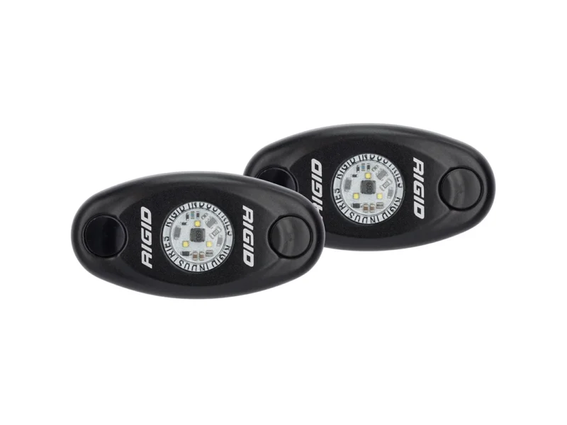 RIGID Industries A-Series Low Power Black Housing/White Light - Pair