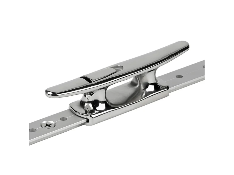 Schaefer Mid-Rail Chock/Cleat Stainless Steel - 1"