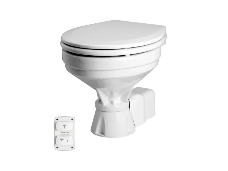 Johnson Pump AquaT Toilet Electric - Comfort - 12V w/Solenoid