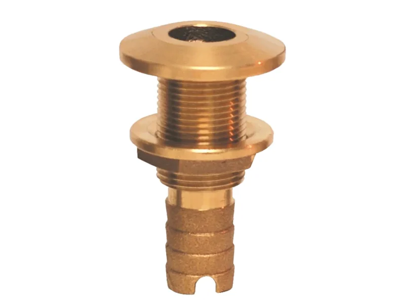 GROCO Bronze Hose Barb Thru-Hull Fitting - 1/2"