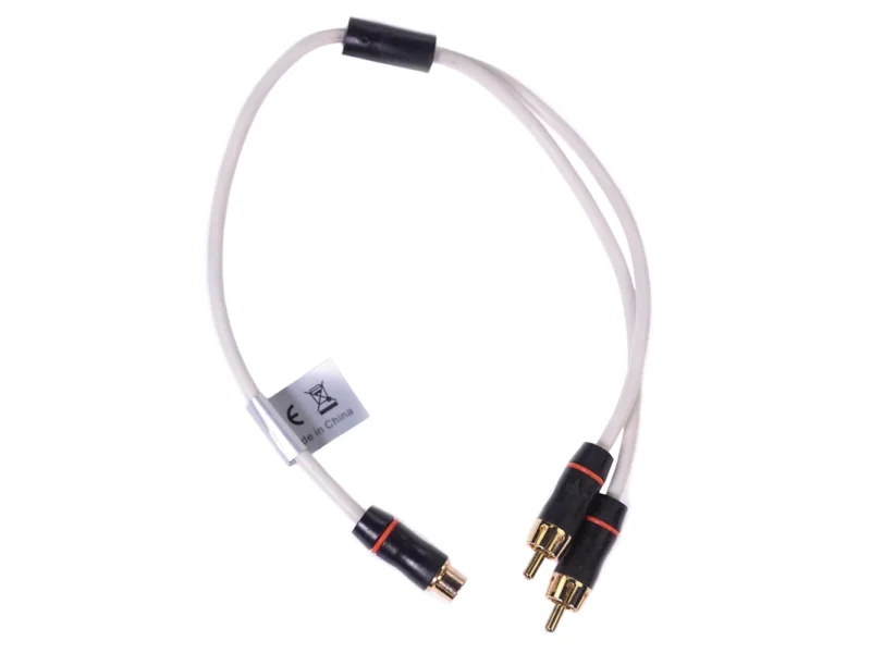 Fusion Performance RCA Cable Splitter - 1 Female to 2 Male - .9'