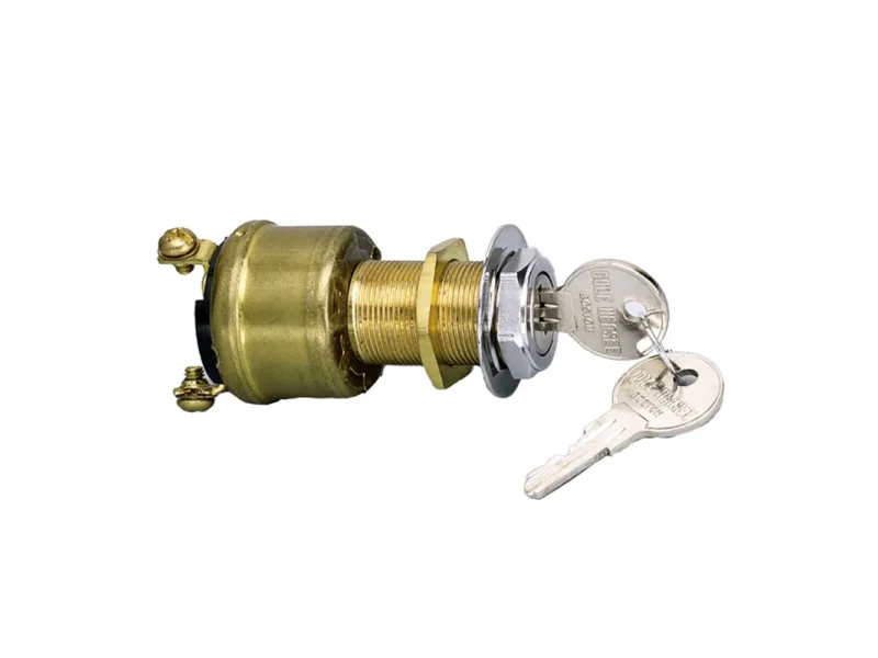 Cole Hersee 3 Position Brass Ignition Switch