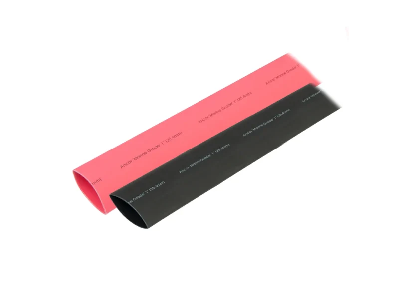 Ancor Heat Shrink Tubing 1" x 3" - Black & Red Combo