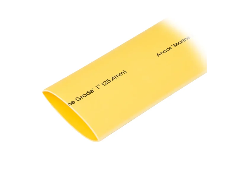 Ancor Heat Shrink Tubing 1" x 48" - Yellow - 1 Pieces