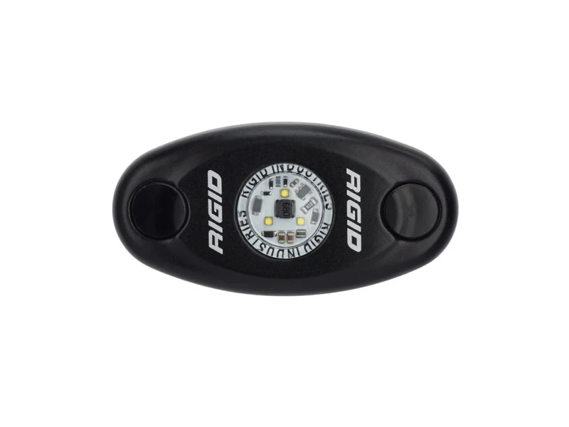 RIGID Industries A-Series Black High Power LED Light Single - Natural White