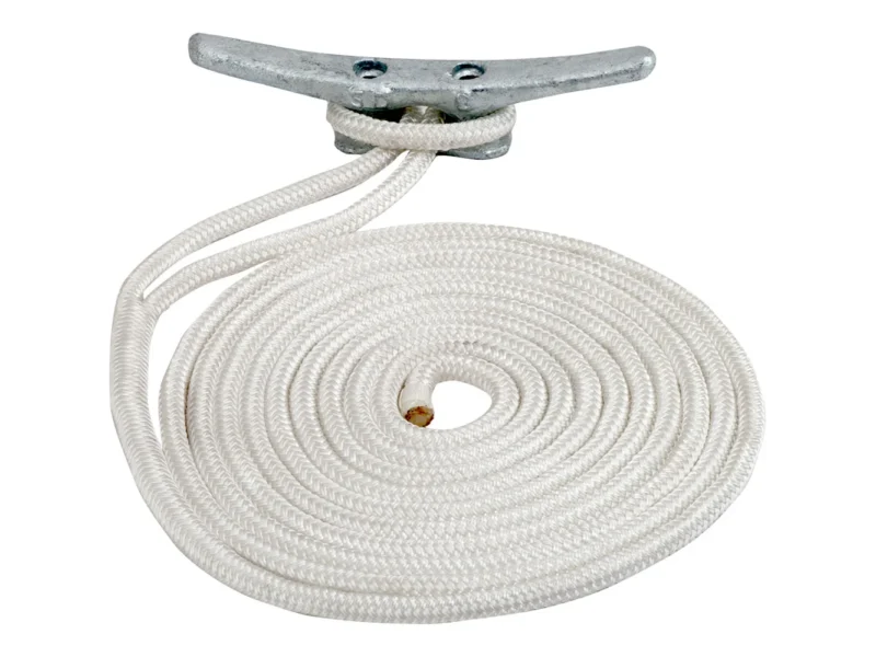 Sea-Dog Double Braided Nylon Dock Line - 3/8" x 20' - White