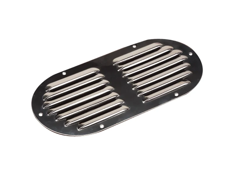 Sea-Dog Stainless Steel Louvered Vent - Oval - 9-1/8" x 4-5/8"