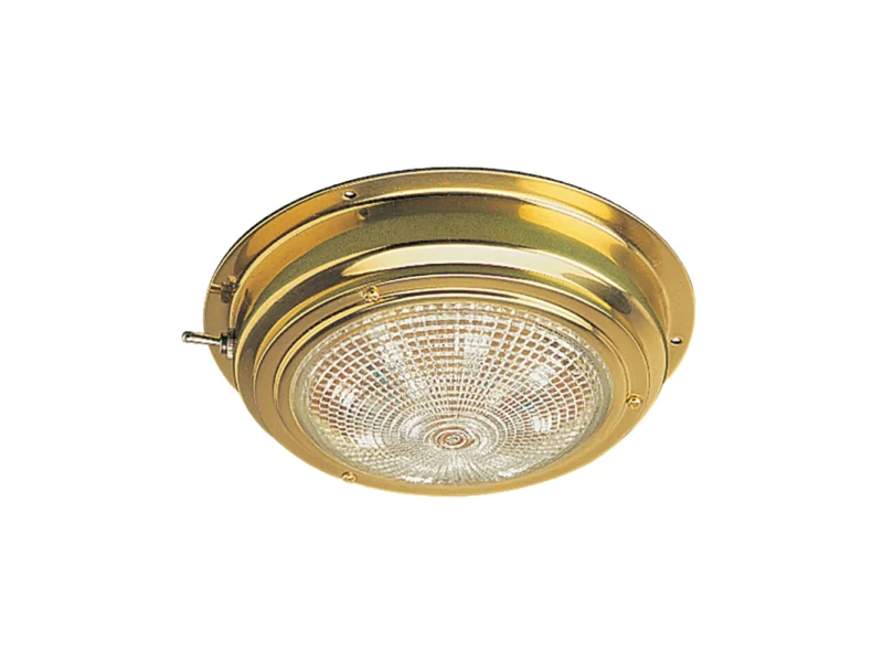 Sea-Dog Brass LED Dome Light - 5" Lens