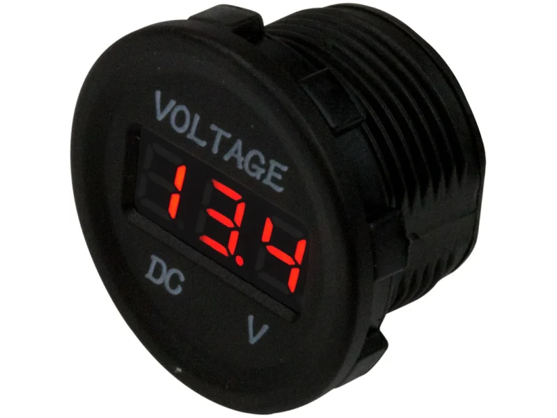 Sea-Dog Round Voltage Meter - 6V-30V