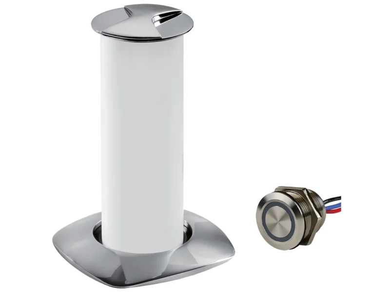 Sea-Dog Aurora Stainless Steel LED Pop-Up Table Light - 3W w/Touch Dimmer Switch