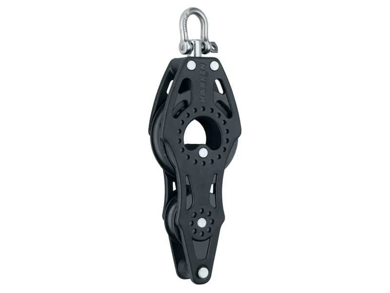 Harken 57mm Carbo Air Fiddle Block w/Swivel & Becket