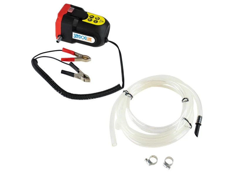 Sea-Dog Oil Change Pump w/Battery Clips - 12V