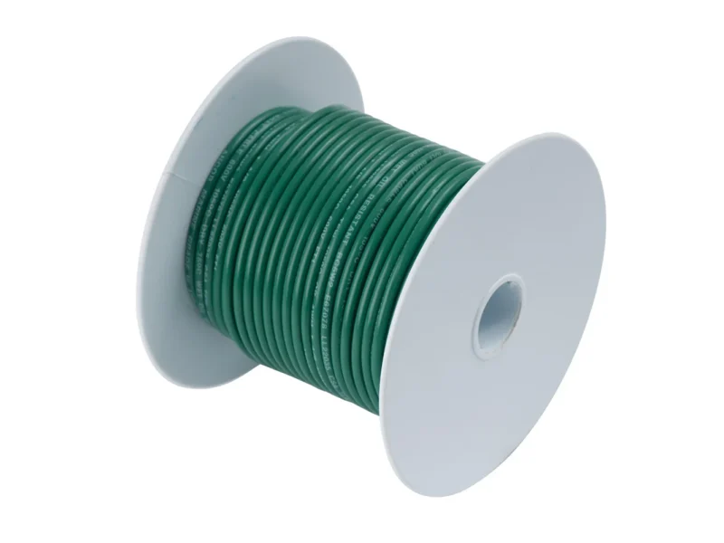 Ancor Tinned Copper Wire - 6 AWG - Green - 25'