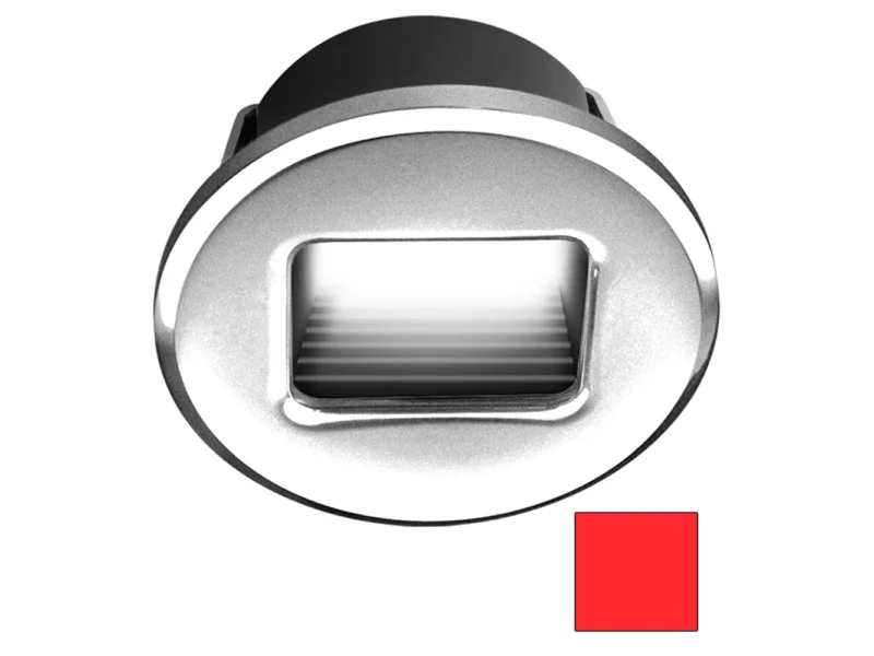 i2Systems Ember E1150Z Snap-In - Brushed Nickel - Round - Red Light