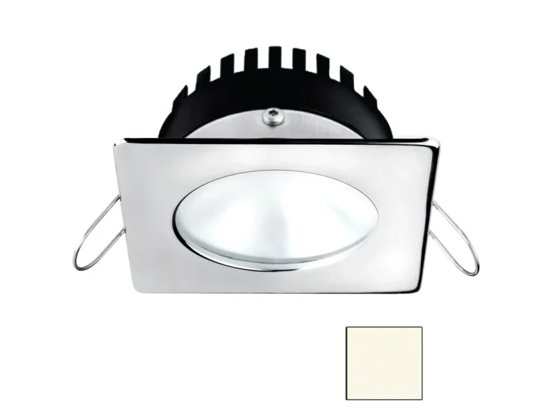 i2Systems Apeiron A506 6W Spring Mount Light - Square/Round - Neutral White - Polished Chrome Finish