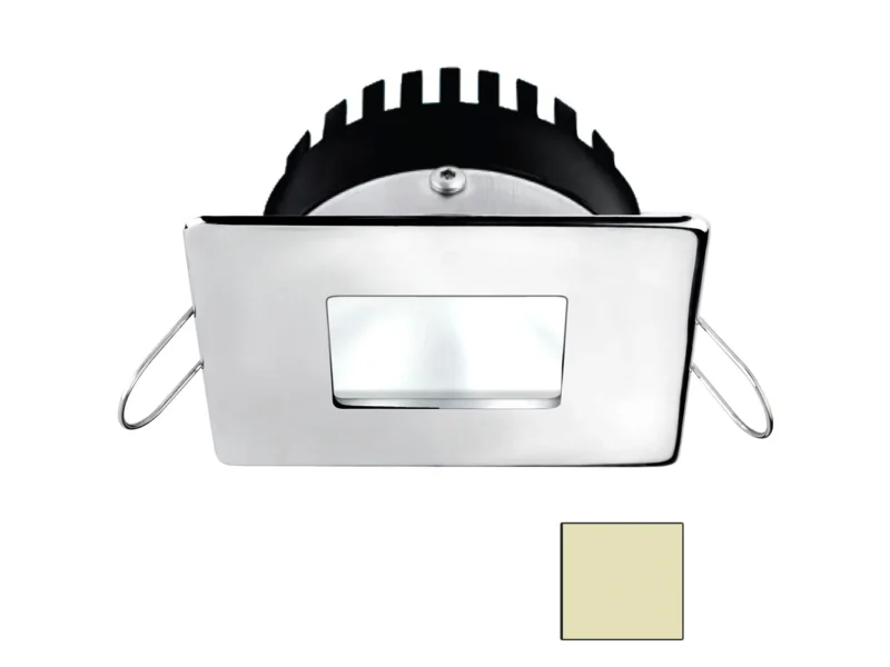 i2Systems Apeiron A506 6W Spring Mount Light - Square/Square - Warm White - Polished Chrome Finish