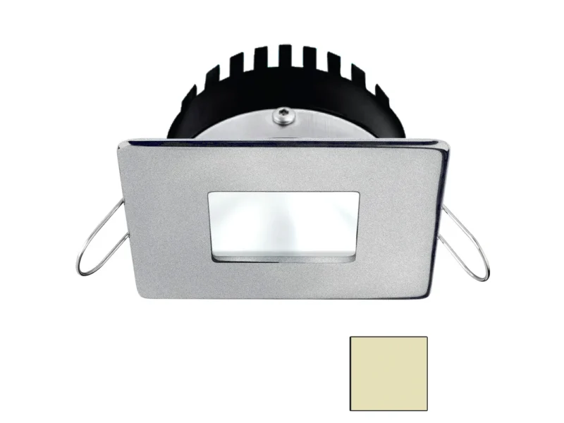 i2Systems Apeiron PRO A506 - 6W Spring Mount Light - Square/Square - Warm White - Brushed Nickel Finish