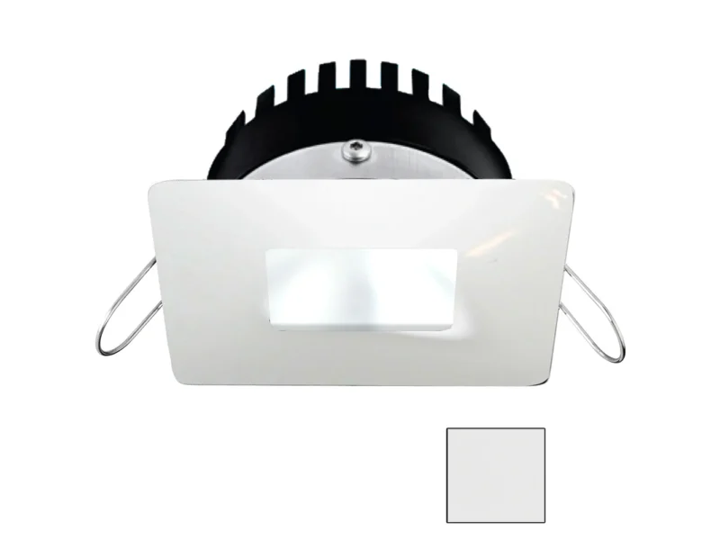 i2Systems Apeiron PRO A506 - 6W Spring Mount Light - Square/Square - Cool White - White Finish