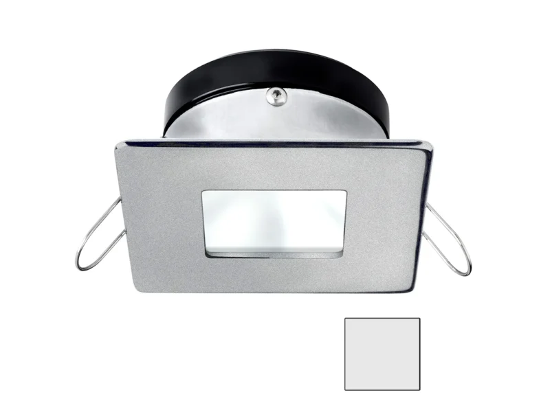 i2Systems Apeiron A1110Z - 4.5W Spring Mount Light - Square/Square - Cool White - Brushed Nickel Finish