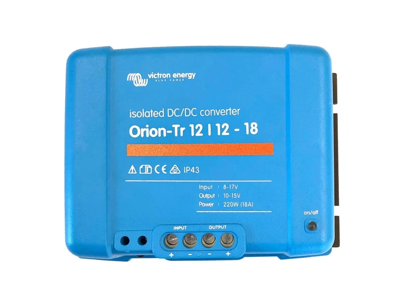 Victron Orion-TR DC-DC Converter - 12 VDC to 12 VDC - 18AMP Isolated