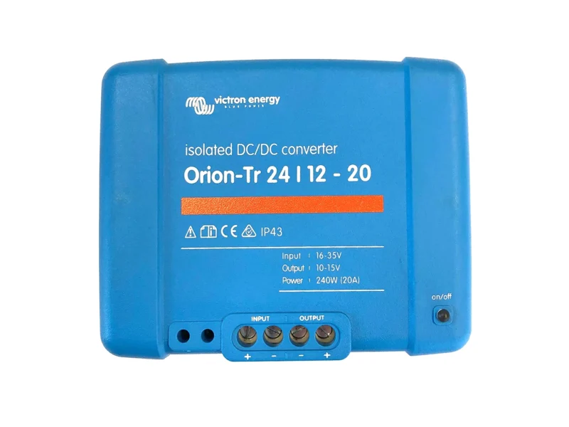 Victron Orion-TR DC-DC Converter - 24 VDC to 12 VDC - 20AMP Isolated