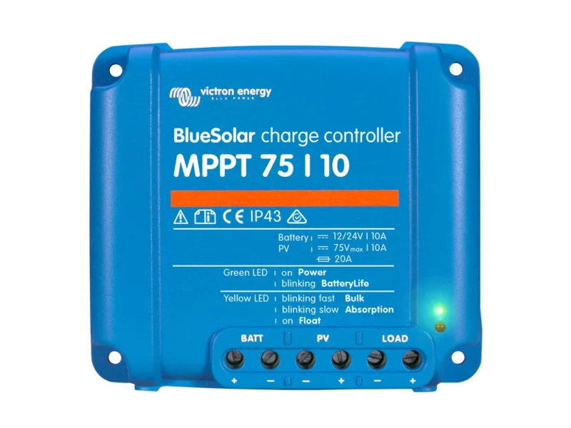 Victron BlueSolar MPPT Charge Controller - 75V - 10AMP - UL Approved