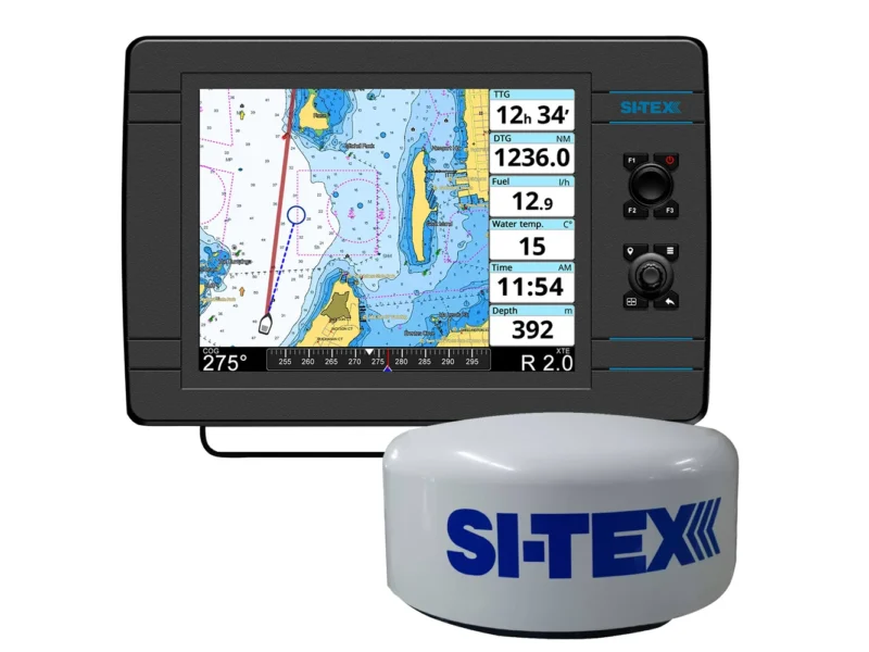 SI-TEX NavPro 1200F w/MDS-15 WiFi 20" Hi-Res Digital Radome Radar w/15M Cable