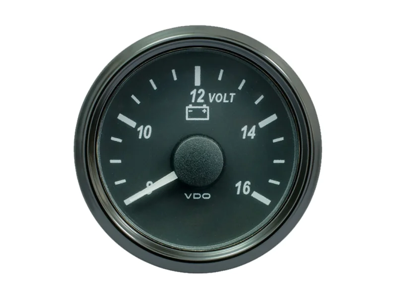 VDO SingleViu 52mm (2-1/16") Voltmeter f/12V Systems