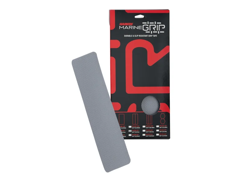 Harken Marine Grip Tape - 3 x 12" - Grey - 8 Pieces