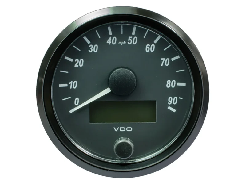 VDO SingleViu 80mm (3-1/8") Speedometer - 90MPH