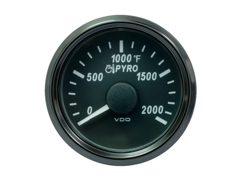 VDO SingleViu 52mm (2-1/16") Exhaust Gas Temp. Gauge - 2000°F