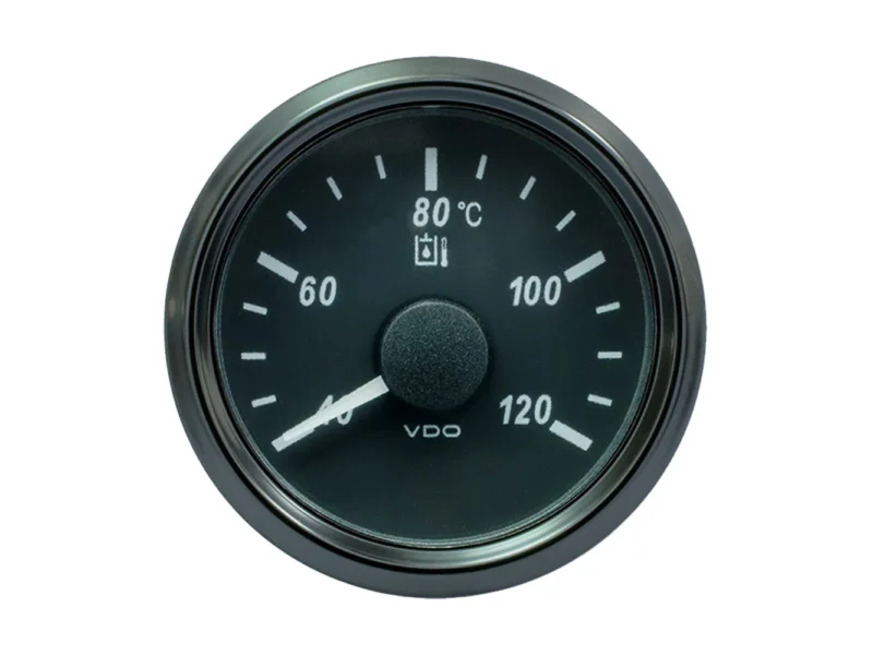 VDO SingleViu 52mm (2-1/16") Hydraulic Oil Temp. Gauge - 120°C - 291-22 Ohm