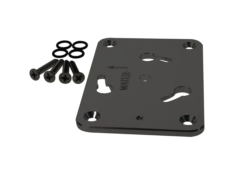 Panther Spare Bow Mount Base Kit f/ King Pin - Black - Powder Coat