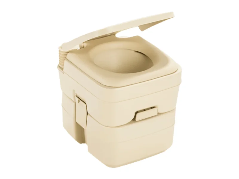 Dometic 966 Portable Toilet - 5 Gallon - Parchment