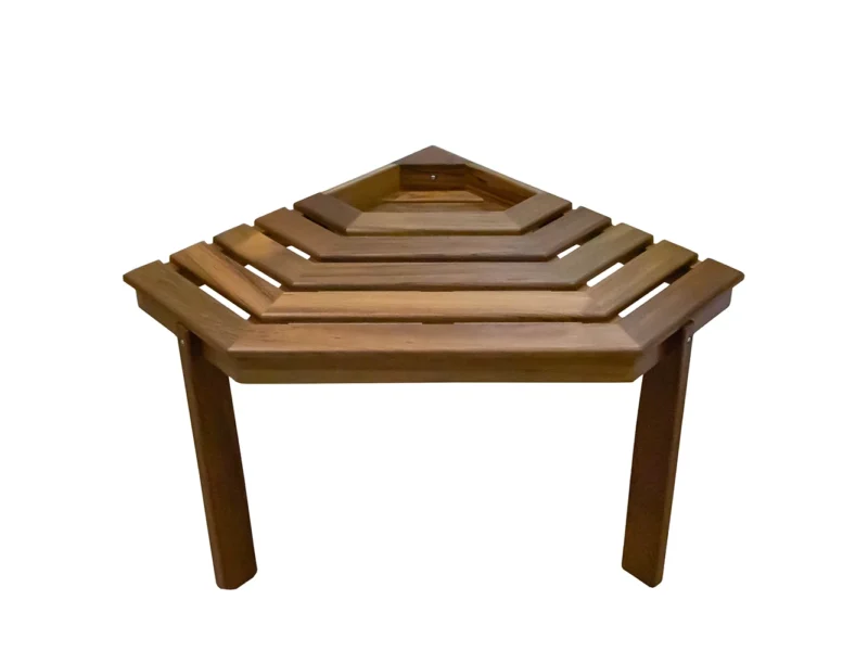 Whitecap Shower/Corner Stool - Teak