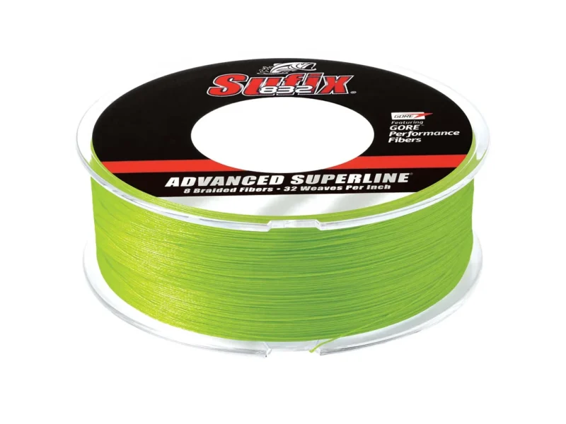 Sufix 832® Advanced Superline® Braid - 6lb - Neon Lime - 600 yds