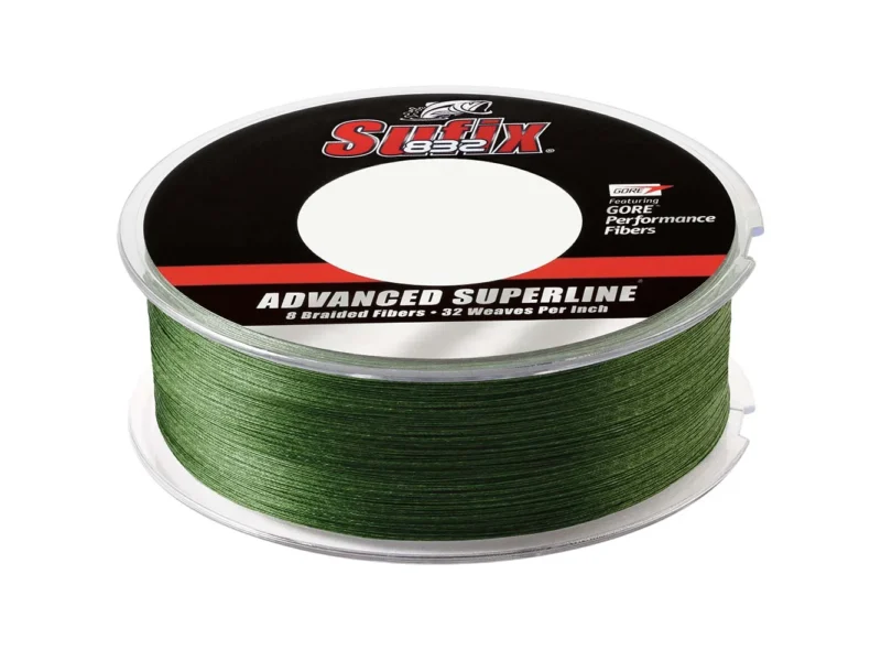 Sufix 832® Advanced Superline® Braid - 10lb - Low-Vis Green - 600 yds